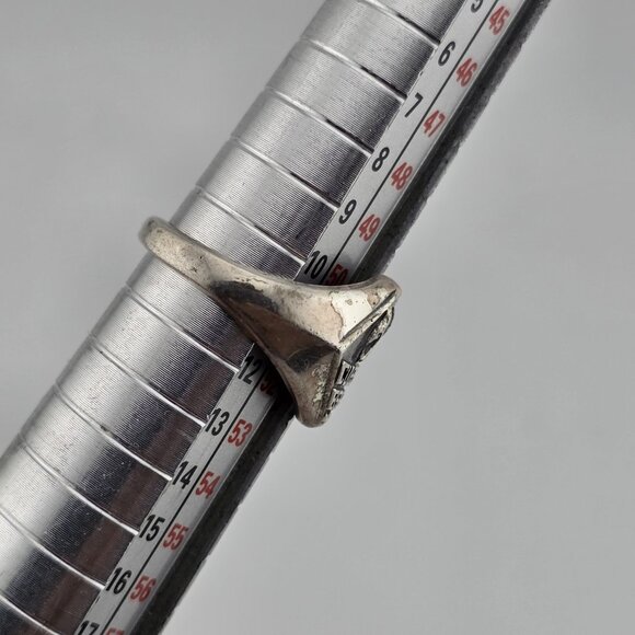 BOY SCOUTS OF AMERICA RING 925 STERLING SILVER CUB SCOUT SZ 5.5 VINTAGE USA - Picture 5 of 10